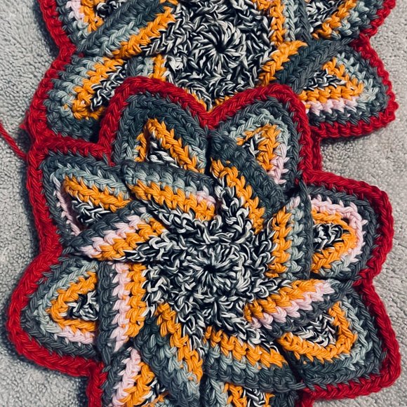 Star crochet pot holders - Picture 2 of 2